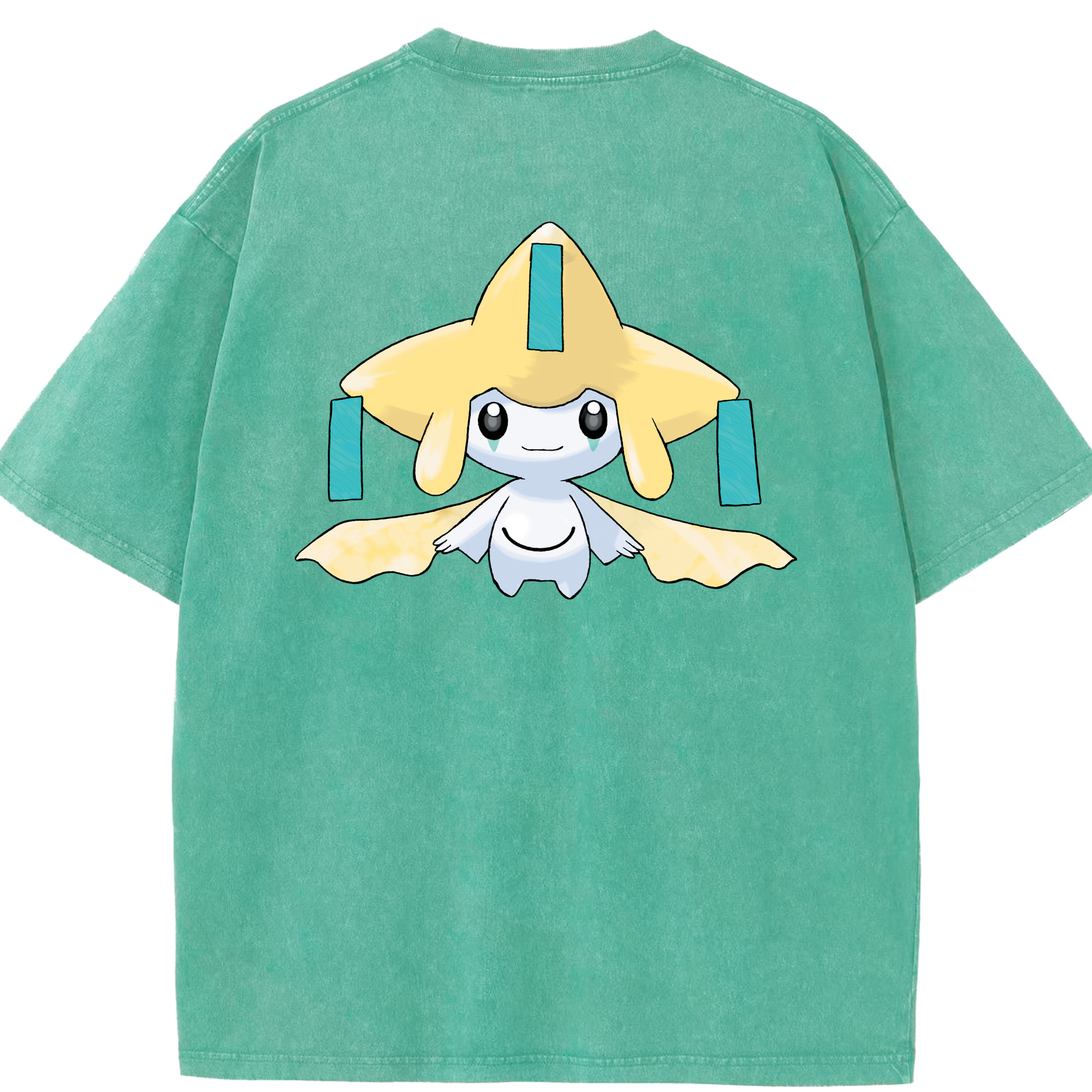 （画像用） ポケットモンスター Pokémon 綿100% ヴィンテージ風 半袖Tシャツ（背面プリント）